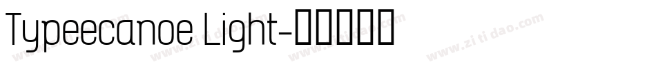 Typeecanoe Light字体转换